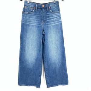 Madewell Wide Leg Crop High Rise Jeans 26